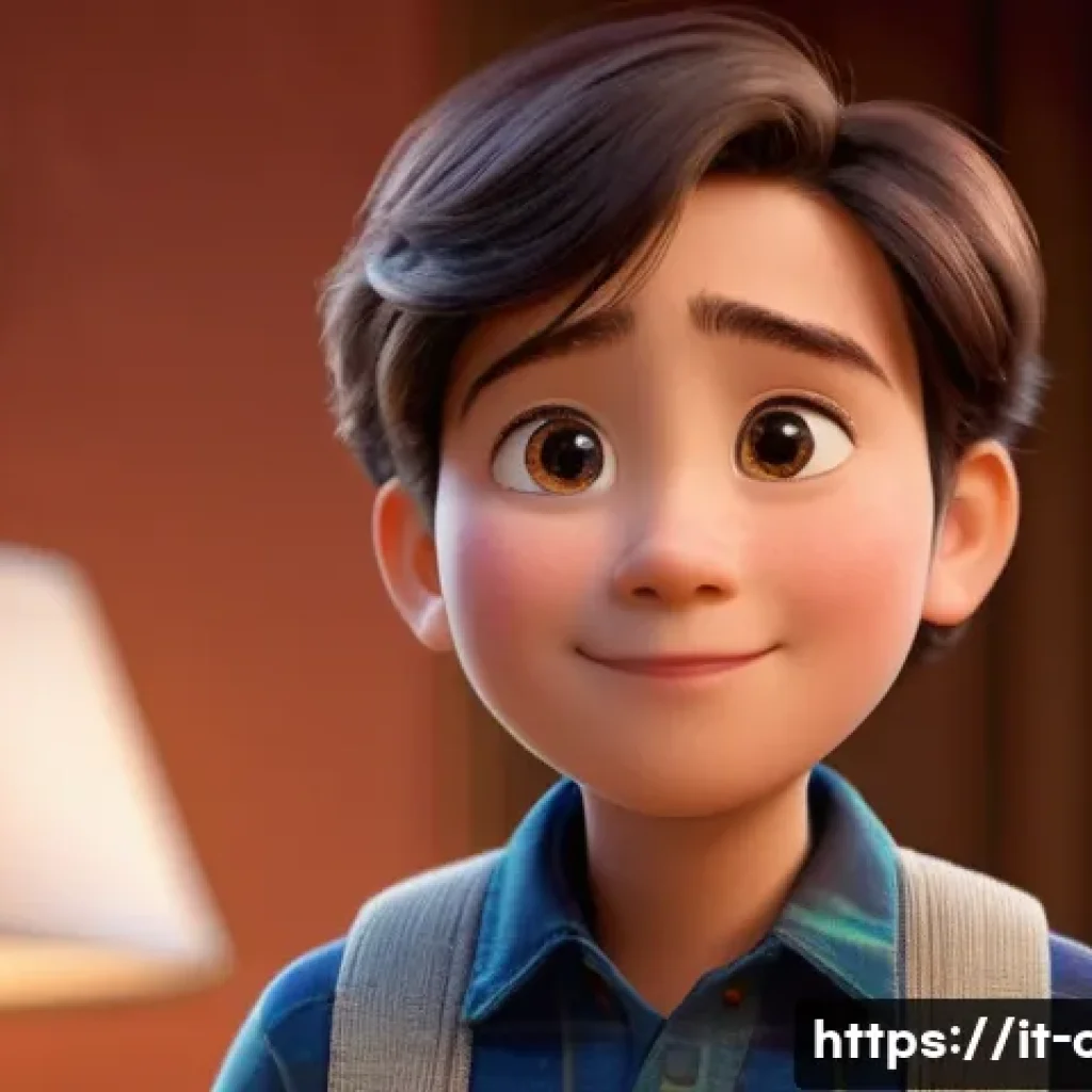 픽사 단편 캐릭터들 - A close-up of a Pixar-style animated character’s face, showcasing intricate and expressive facial fe...