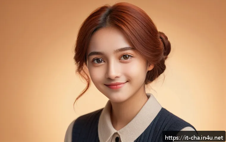 영화 속 캐릭터 디자인 - A warm and empathetic female character design, featuring soft rounded shapes, large expressive eyes ...