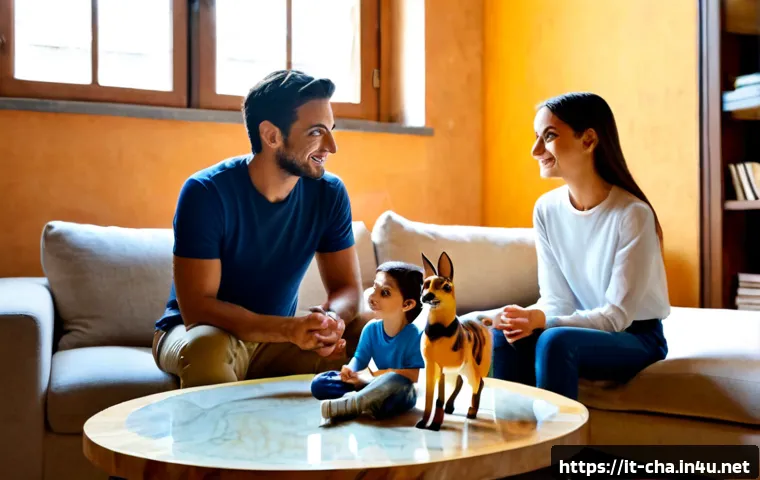 디즈니 캐릭터 성격 분석 - Photorealistic Italian family in a bright Milan living room discussing the personalities of beloved ...
